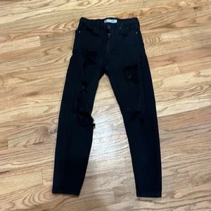 Top shop Moto/petite JAMIE  black pants/jeans